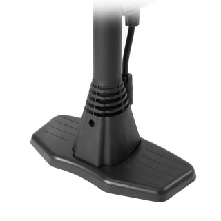 Pompka rowerowa podłogowa z manometrem 160 PSI 11 bar - czarna