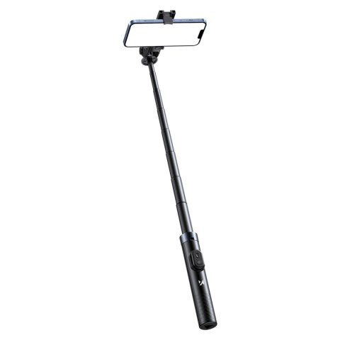 Selfie stick kijek z uchwytem do smartfona teleskopowy tripod 1.7m - czarny