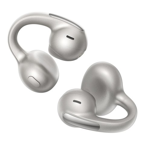 Słuchawki bezprzewodowe z klipsem otwarta konstrukcja Bowie MC1 Pro OWS - srebrne