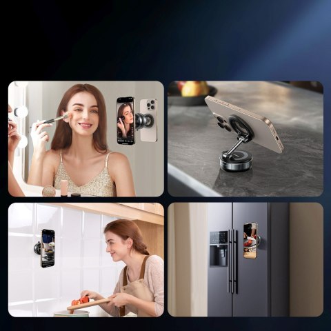 Uchwyt samochodowy magnetyczny na deskę rozdzielczą MagSafe - ciemnoszary