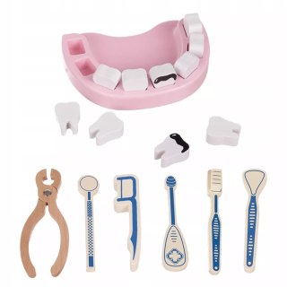 Zestaw Lekarski Mały Doktor XXL Apteczka Dentysta 3+ drewniane elementy