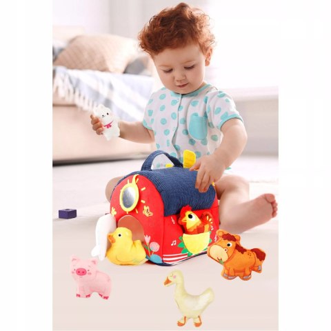 Zestaw Montessori 7w1 Farma Sensoryczna Domek Wiatrak 6-12 m+ dla dzieci