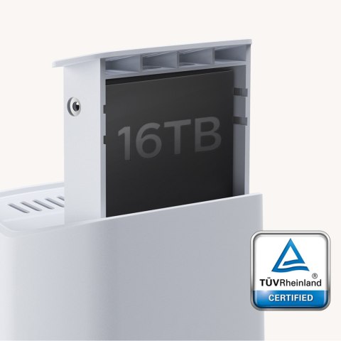 Zestaw monitoringu zewnętrznego 2 kamery 2K 16 Gb WiFi - biały