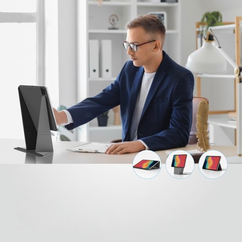 Etui ochronne z podstawką na iPad Air M3 11'' - czarne