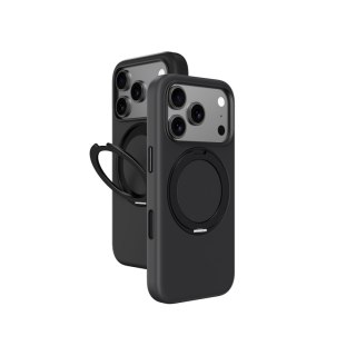 Etui pokrowiec na iPhone 17 Pro Max z podstawką Cloudie - czarne