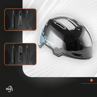 Kask narciarski snowboardowy z nausznikami rozmiar M - czarny