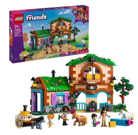 LEGO(R) FRIENDS 42654 Ranczo kucyków i stajnia