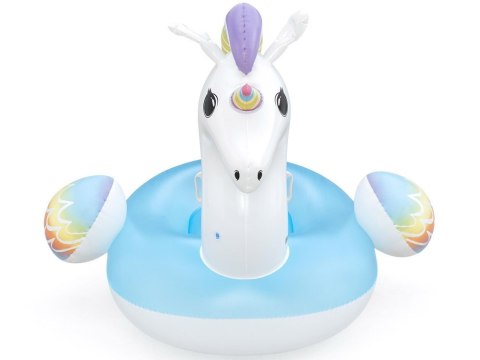 Bestway Dmuchany materac do pływania z uchwytami JEDNOROŻEC 224x164cm 41113