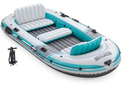 Bestway Dmuchany ponton 5os 600kg Adventure Elite X5 315x166cm wiosła 65159