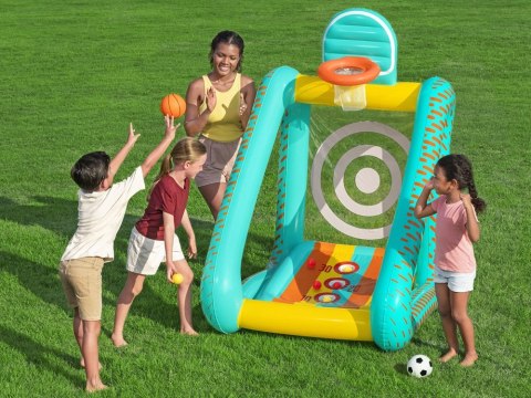 Bestway Gra ogrodowa 3w1 koszykówka + piłka nożna + cel 127x109x178cm 52813