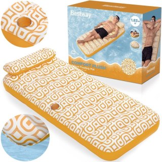 Bestway Materac plażowy Komfort Plus Deluxe 183x84cm oparcie + uchwyt 43836