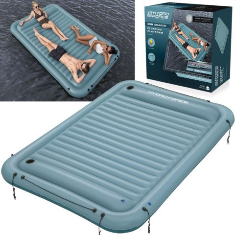 Bestway PŁYWAJĄCA WYSPA dmuchany materac do wody 4os. 360kg 269x183cm 43542