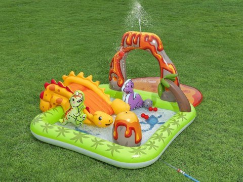Bestway Wodny plac zabaw DINOZAURY 262x188x102cm zjeżdżalnia i akces. 53172