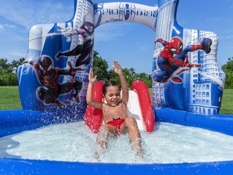 Bestway Wodny plac zabaw - zjeżdżalnia i zraszacz Marvel Spiderman 98793