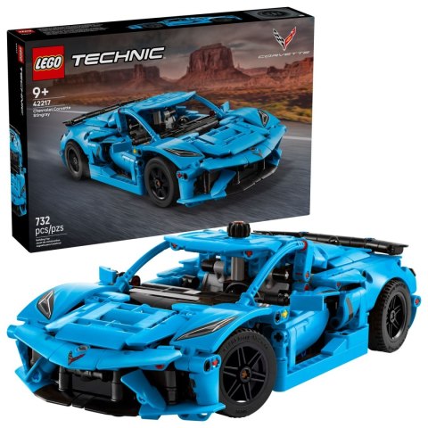 LEGO 42217 Technic Niebieski Chevrolet Corvette