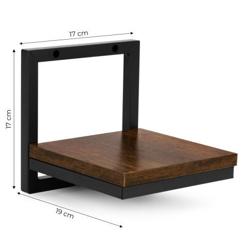 KWIETNIK ŚCIENNY PÓŁKA WISZĄCA NA KWIATY OZDOBY LOFT MODERNHOME