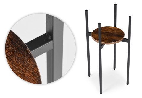 KWIETNIK STOJĄCY STOJAK NA KWIATY OZDOBY LOFT MODERNHOME