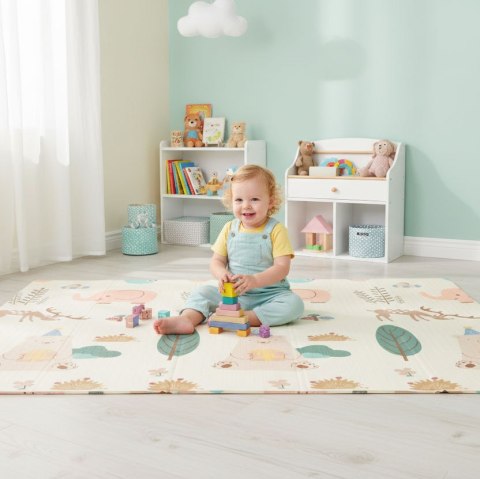 MATA PIANKOWA DLA DZIECI 200X180 CM EDUKACYJNA DWUSTRONNA SKŁADANA + TORBA IPLAY