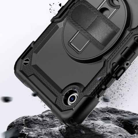 Etui z podstawką na Samsung Galaxy Tab A9 / A11 8.7 X110 / X115 / X133 / X135 Solid - czarne