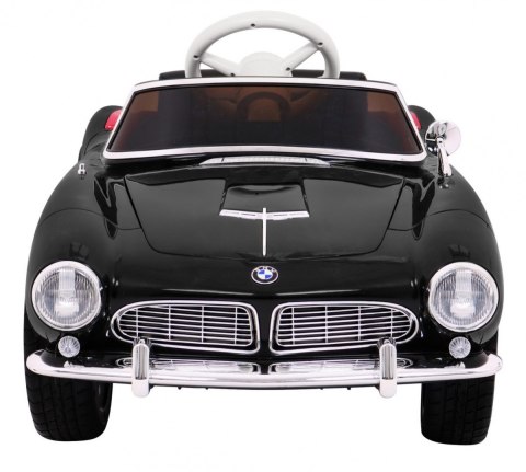 Autko BMW 507 Retro elektryczne dla dzieci Czarny Roadster