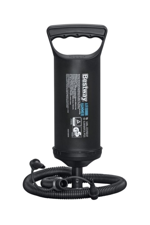 Dmuchany Materac do spania Queen 2-osobowy flokowany BESTWAY 203x152x22cm + Pompka + 2 Poduszki