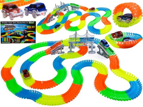 Kolorowy Tor Samochodowy Wyścigowy 360 El 2 Auta