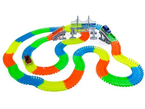 Kolorowy Tor Samochodowy Wyścigowy 360 El 2 Auta