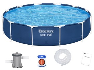 Bestway Basen stelażowy 366cm x 76cm 8w1 56681