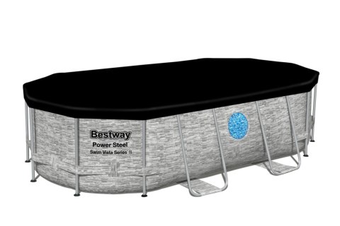 Pokrywa 427x250cm na Basen stelażowy Steel Pro MAX 427x250x100cm BESTWAY
