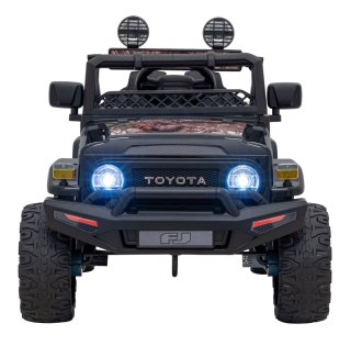 Toyota FJ Cruiser dla dzieci Czarna terenówka + Pilot