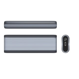 Kieszeń obudowa na dysk AM2C3-G2 M.2 NVME USB-C - szara