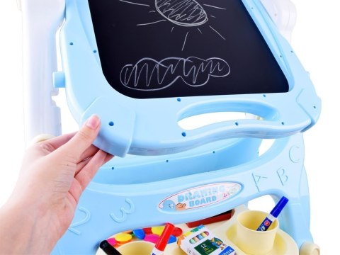 Tablica magnetyczna - kredowa 2w1 Zestaw pisaki kreda i magnesy TA0077 NI