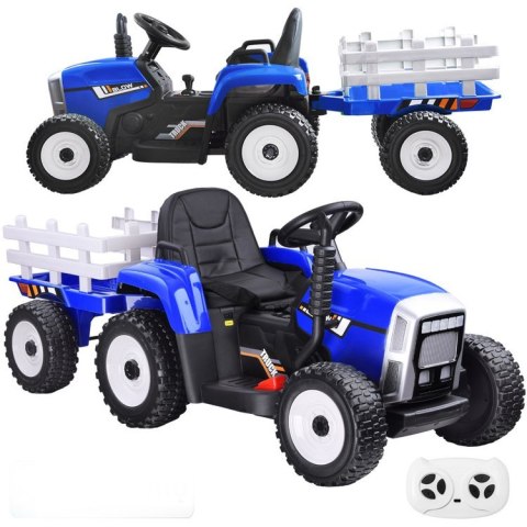 Traktor z przyczepą na akumulator + pilot PA0242