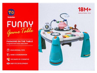 Edukacyjny Interaktywny Stolik Dla Dzieci 2W1 KOSMOS Projektor Niebieski