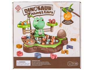 Gra Matematyczna Waga DINOZAUR + Wędkowanie Łowienie Dinozaurów Nauka Liczenia