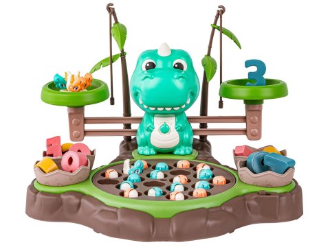 Gra Matematyczna Waga DINOZAUR + Wędkowanie Łowienie Dinozaurów Nauka Liczenia