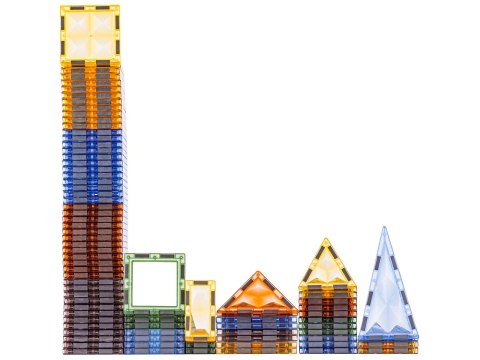 Konstrukcyjne Klocki Magnetyczne PARK DINOZAURÓW 116 El.