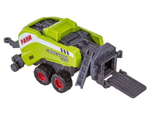 Zestaw Maszyn Rolniczych, Farma, Autka Traktory Resoraki + Akcesoria