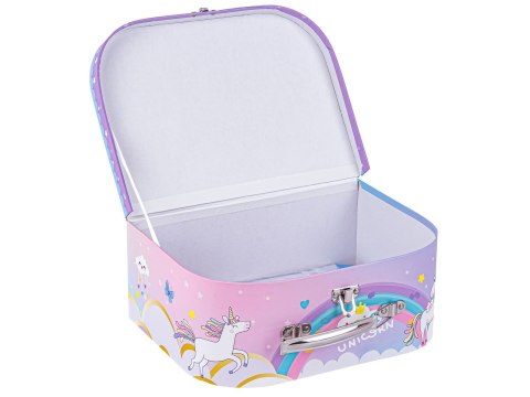 Zestaw kawowy w kuferku, Czajnik, Filiżanki, Słodycze + Akcesoria 48 el.