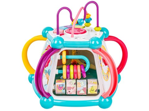 Multikostka Kostka Bryła Piramida Edukacyjna Sensoryczna zabawka dla malucha 7w1