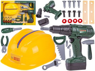 Zestaw Małego Majsterkowicza, Narzędzia, Wkrętarka + Akcesoria