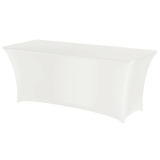 Obrus prostokątny bez prasowania 183x76 cm tkanina Jersey biały - Hendi 814420