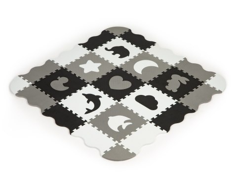 MATA PIANKOWA Z PŁOTKIEM PUZZLE SUCHY BASEN 25EL ECOTOYS