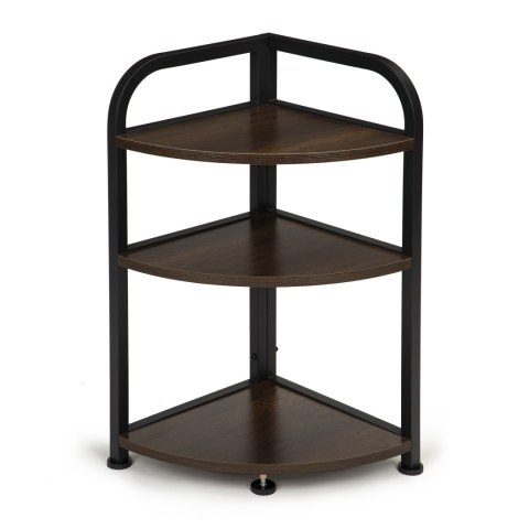 REGAŁ STOJAK NAROŻNY SZAFKA 3 PÓŁKI LOFT DREWNIANA NAROŻNIKOWA MODERNHOME