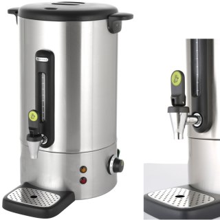 Warnik podgrzewacz do kawy z niekapiącym kranem stalowy UNIQ 18 l - Hendi 211427