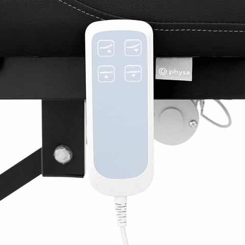 Łóżko stół kosmetyczny do masażu elektryczny 2 silniki 200 kg LYON - czarny