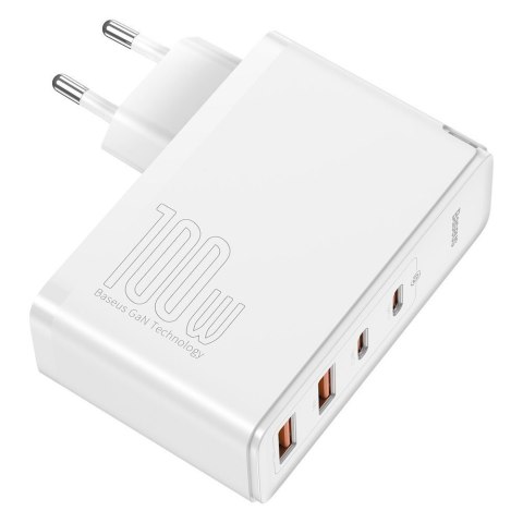 Szybka ładowarka sieciowa GaN2 Pro USB USB-C QC PD 100W biały