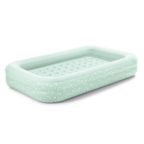 MATERAC DMUCHANY Z BANDAMI GŁĘBOKIE ŁÓŻKO DLA DZIECKA + POMPKA INTEX 66810