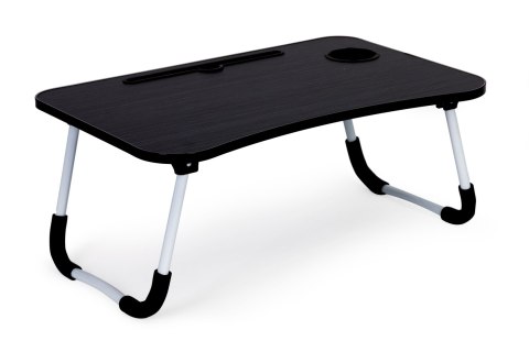 PODSTAWKA POD LAPTOPA STOLIK DO ŁÓŻKA 60X40 CM CZARNA MODERNHOME