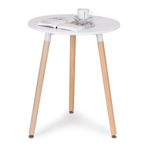 STOLIK NOWOCZESNY DREWNIANY DO SALONU KUCHNI 60 CM MODERNHOME